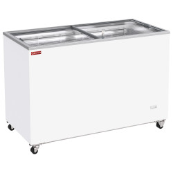 Congélateur bahut DIAMOND 410L - Couvercles coulissants vitrés
