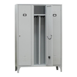 Vestiaire industriel acier L2G 3C-IS - 3 casiers pour linge salissant