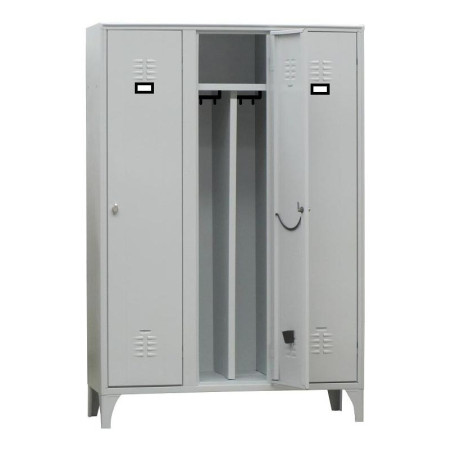 Vestiaire industriel acier L2G 3C-IS - 3 casiers pour linge salissant
