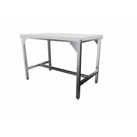 Table d'affalage centrale L2G - Inox ferritique et polyéthylène HD500