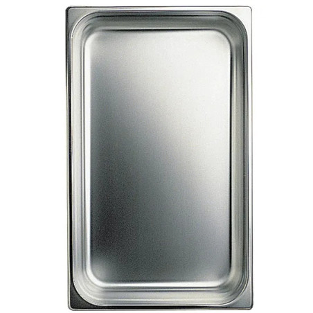 Bac gastronorm inox GN 1/4 h65 mm – capacité env. 1,8 L
