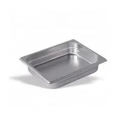 Bac gastronorm inox GN 1/2 h100 mm 1/2-100 – capacité env. 6,5 L