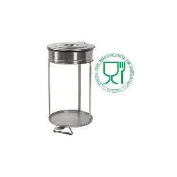 Chariot porte‑sacs poubelles inox CSX/P