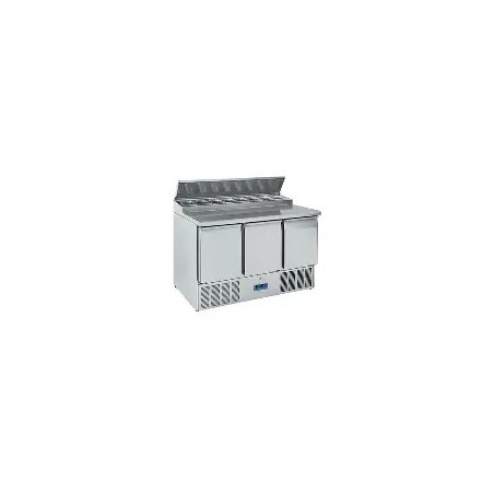 Saladette réfrigérée CSA3P816 3 portes 8 x GN 1/6