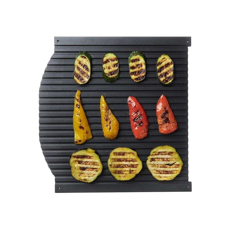 Plaque de cuisson rainurée DIAMOND AK-R1 - Surface professionnelle