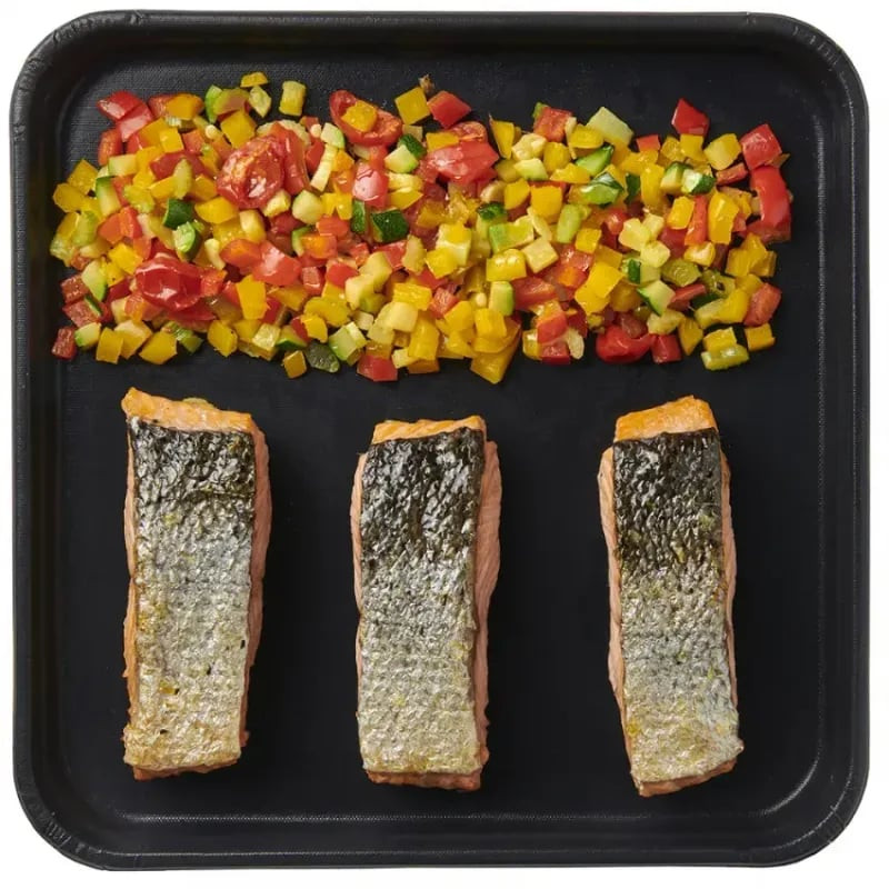 Set 2 plateaux Téflon lisse DIAMOND AK-TL1 - Pour fumoirs et fours pro