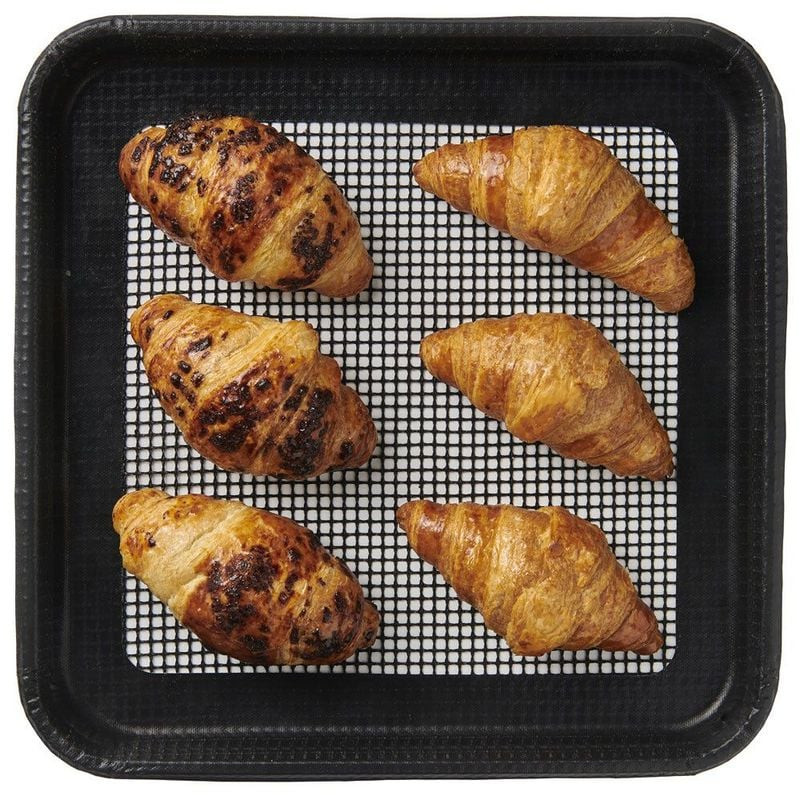 Set 2 plateaux téflon perforé DIAMOND - Cuisson professionnelle