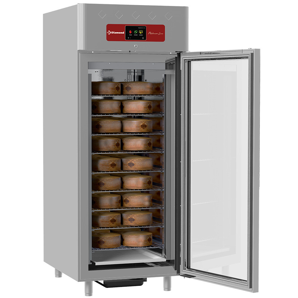 Armoire maturation fromages 850L ventilée - DIAMOND - Porte vitrée
