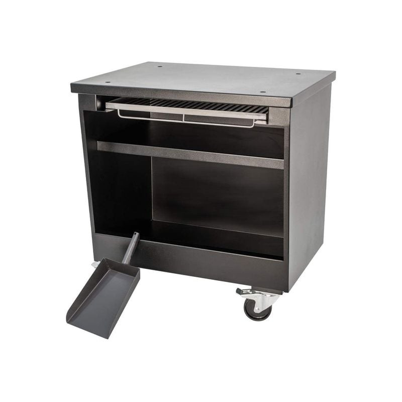 Soubassement Diamond sur roues avec rangement charbon - Four BBQ