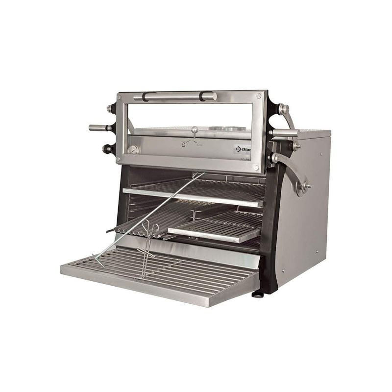 Four-BBQ DIAMOND 75 Kg/h - Porte relevable inox professionnel