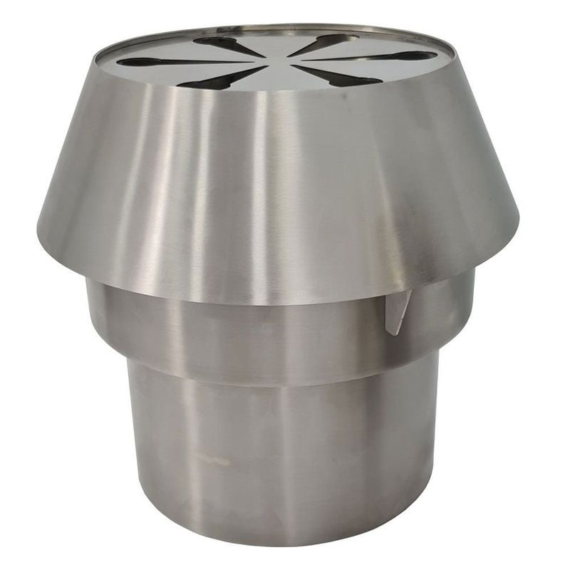 Kit pare-feu + chapeau cheminée inox DIAMOND - Sécurité BBQ CBQ-120