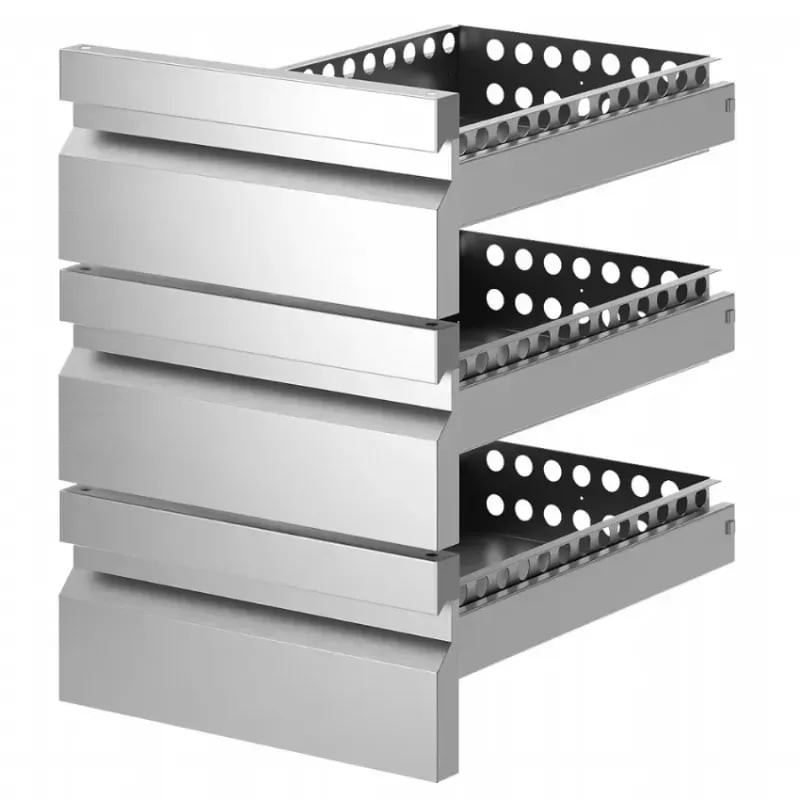 Kit bloc 3 tiroirs DIAMOND - Stockage professionnel pour réfrigération