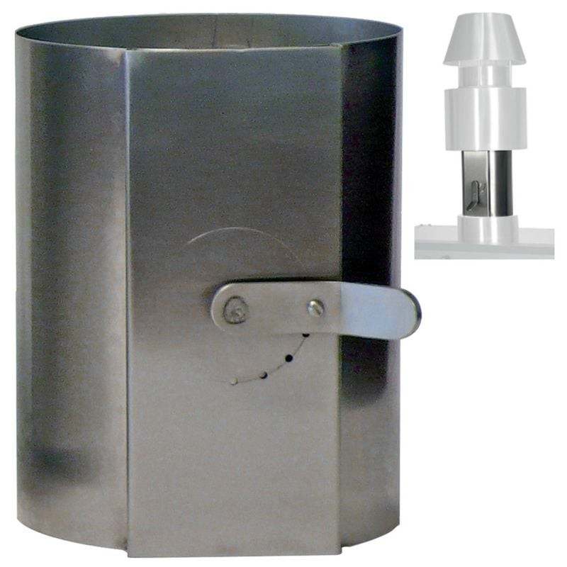 Régulateur flux d'air Diamond pour fours BBQ - Amélioration du tirage