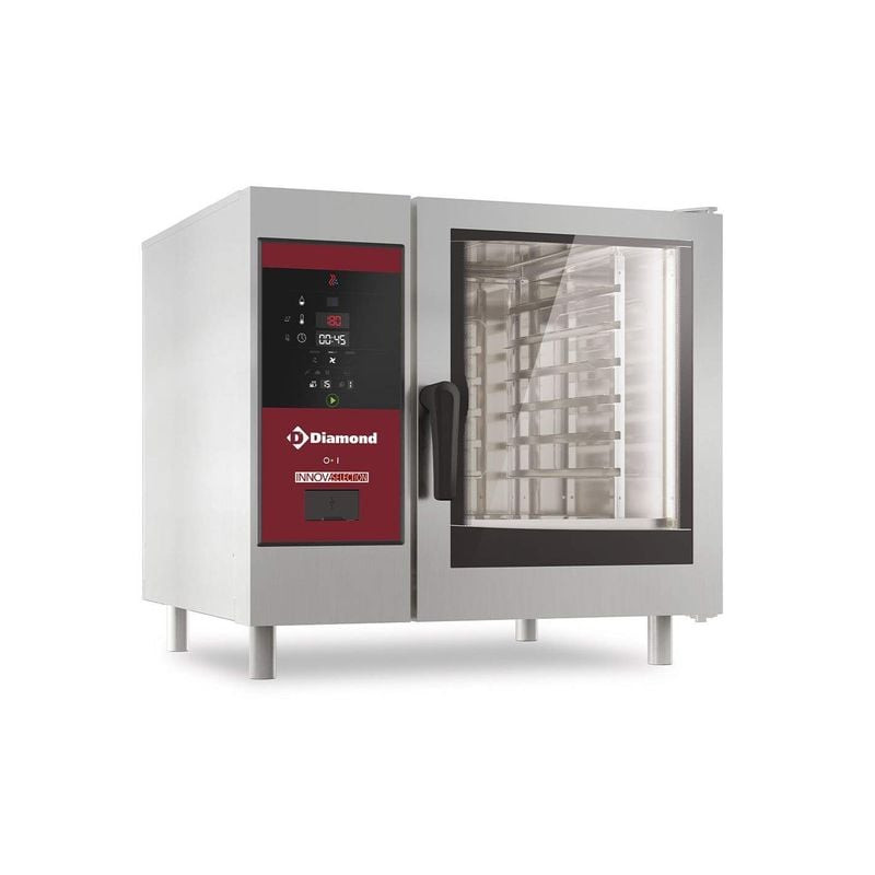 Four électrique vapeur directe et convection DIAMOND - 6x GN 1/1