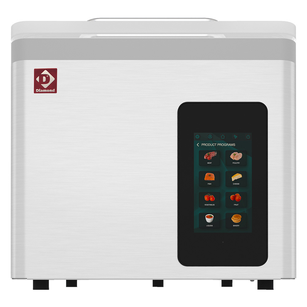 Machine sous vide DIAMOND - Cuve inox 370x350x150 mm - Écran tactile