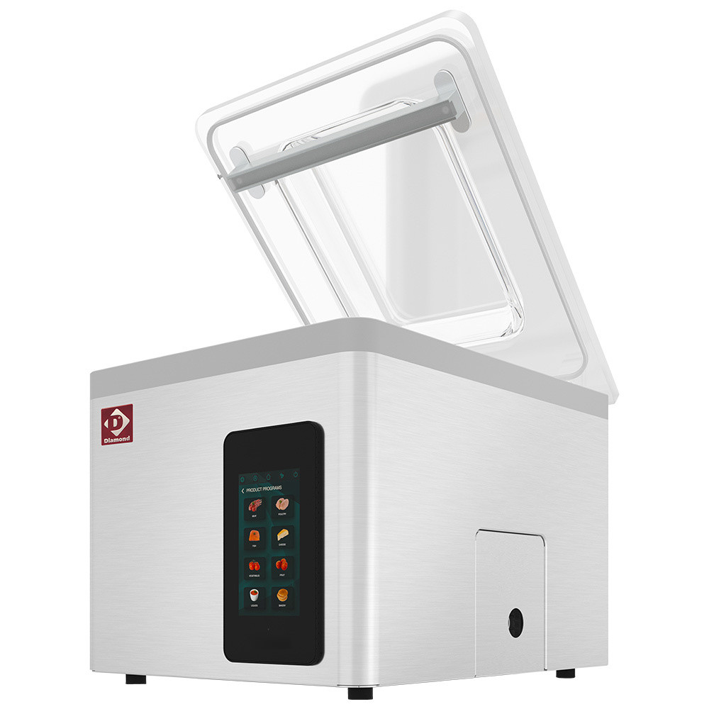 Machine sous vide DIAMOND - Cuve inox 370x350x150 mm - Écran tactile