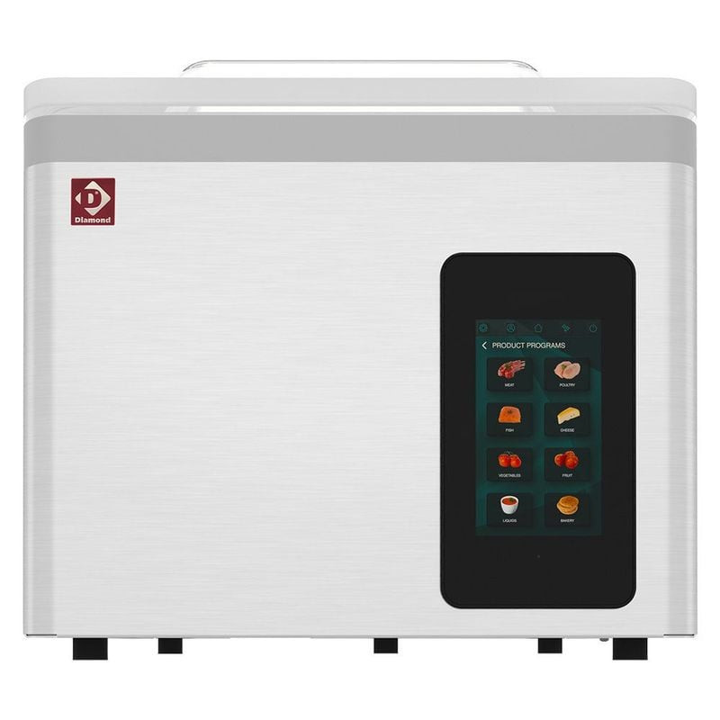 Machine sous-vide DIAMOND - Cuve inox, écran tactile 21 m³/h