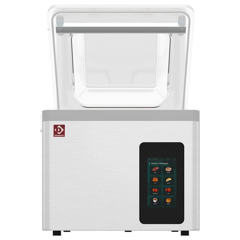Machine sous-vide DIAMOND - Cuve inox, écran tactile 21 m³/h