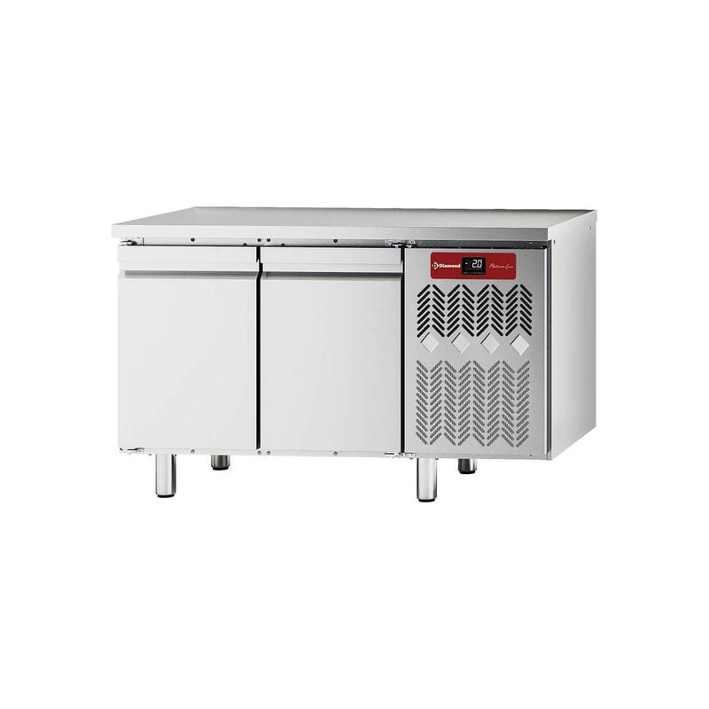 Table frigorifique DIAMOND 2 portes GN 1/1 ventilée - Professionnelle