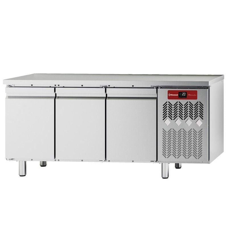 Table frigorifique ventilée DIAMOND 3 portes GN 1/1 - Professionnelle