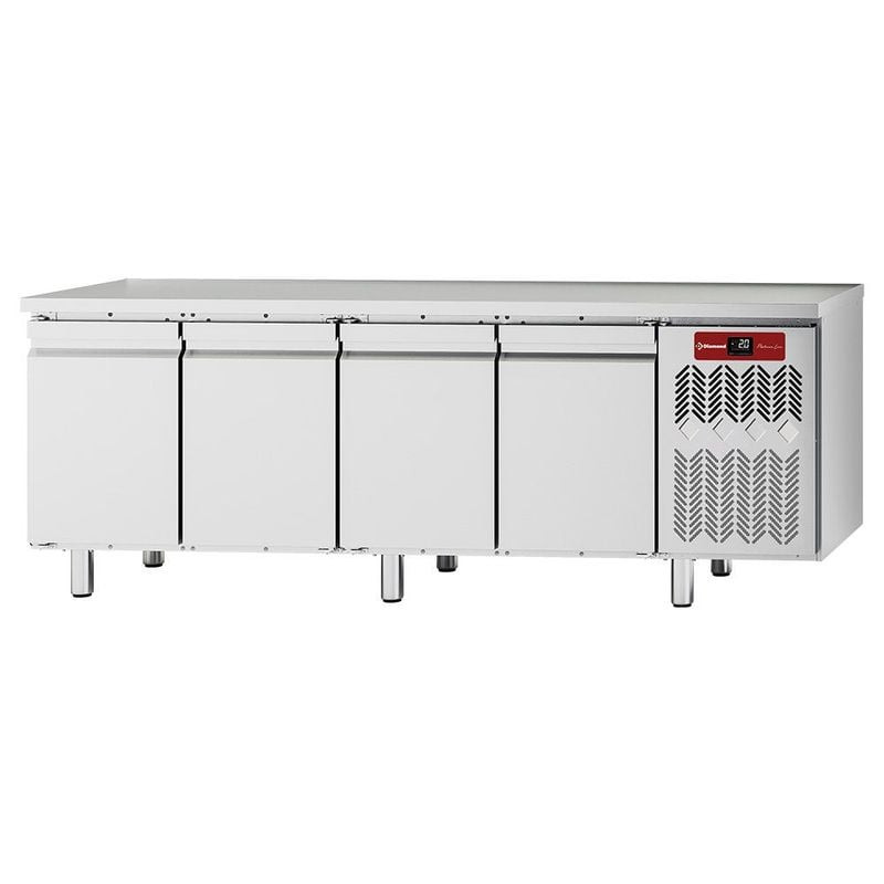 Table frigorifique DIAMOND 4 portes GN 1/1 - Ventilée professionnelle