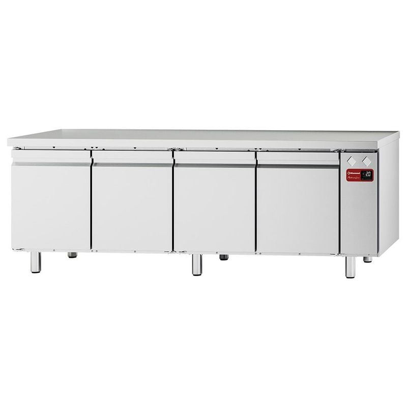 Table frigorifique ventilée DIAMOND 4 portes - Conservation -2°C/+8°C