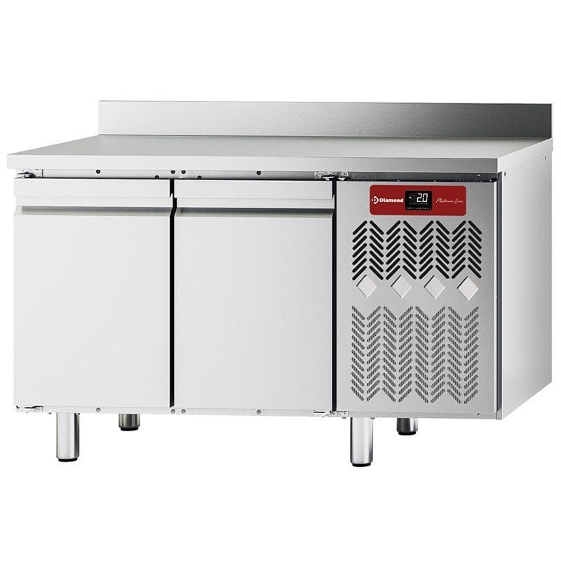 Table frigorifique murale DIAMOND 260L - 2 portes ventilée, classe A