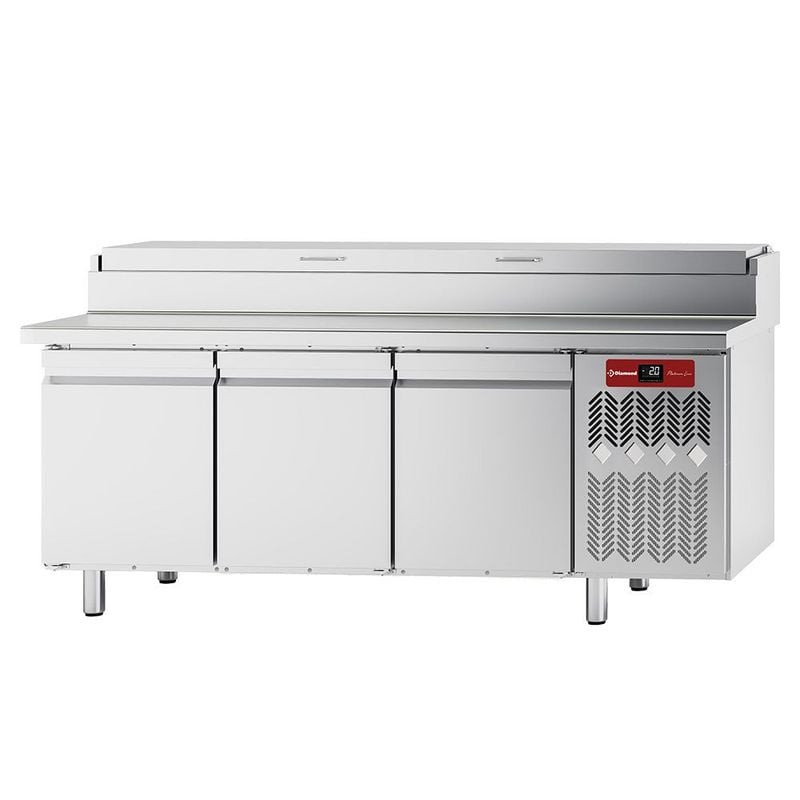 Table frigorifique DIAMOND 3 portes ventilée - Cuisine professionnelle