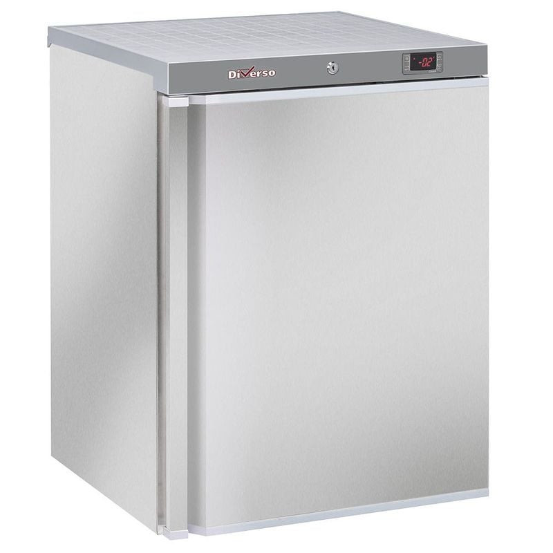 Congélateur statique DIVERSO 200L inox - Professionnel -22°C