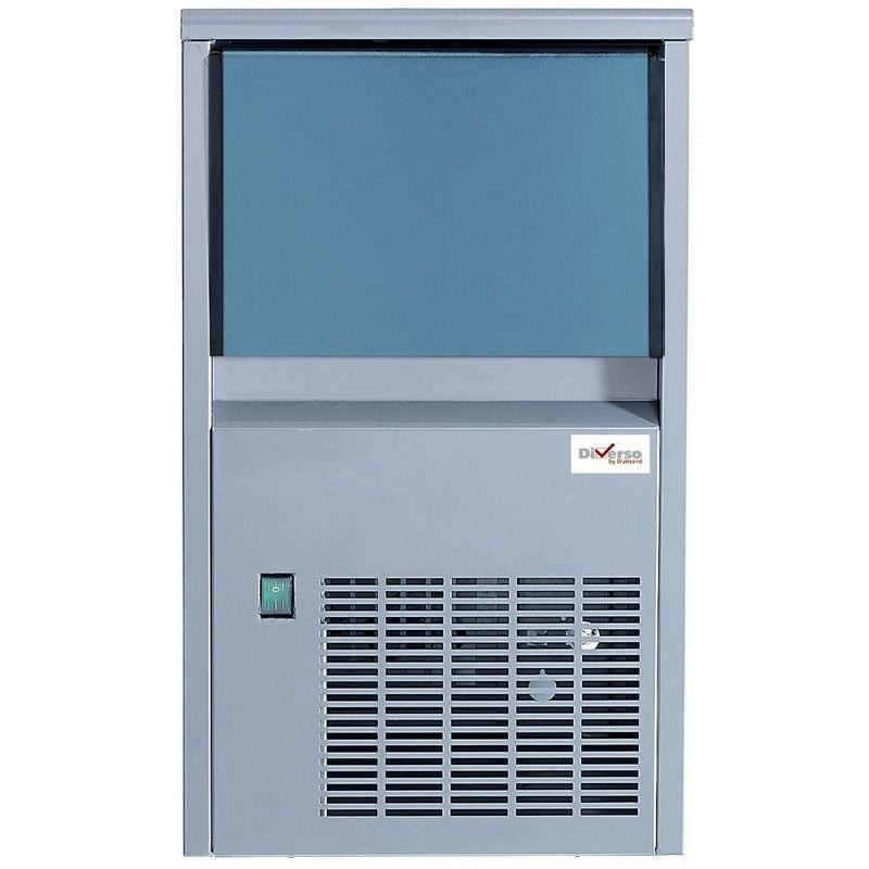 Machine à glaçons DIVERSO 24kg/24h avec réserve inox de 6 kg