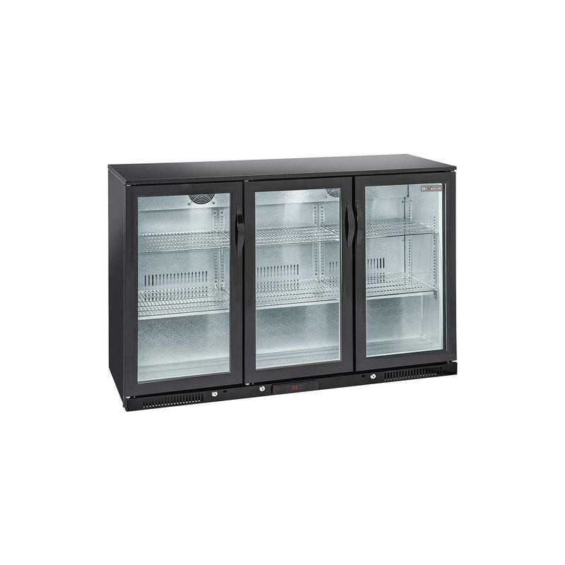 Refroidisseur DIVERSO 3 portes vitrées battantes - Arrière bar ventilé