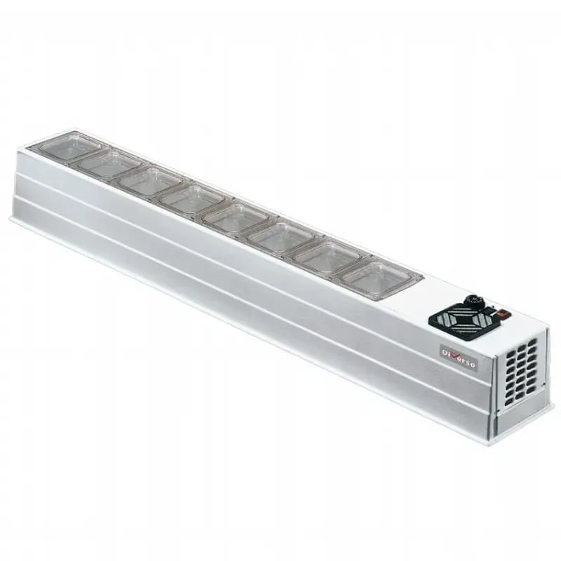 Structure frigorifique DIVERSO 8x GN 1/6 h150 mm - Saladette compacte