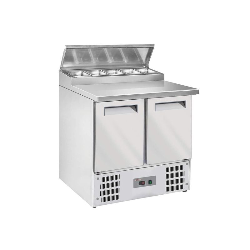 Table frigorifique 2 portes GN 1/1 avec structure réfrigérée - DIVERSO