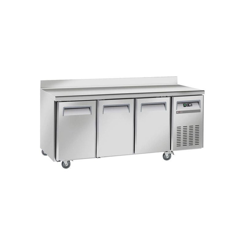 Table frigorifique DIVERSO 3 portes GN 1/1 avec roues freins