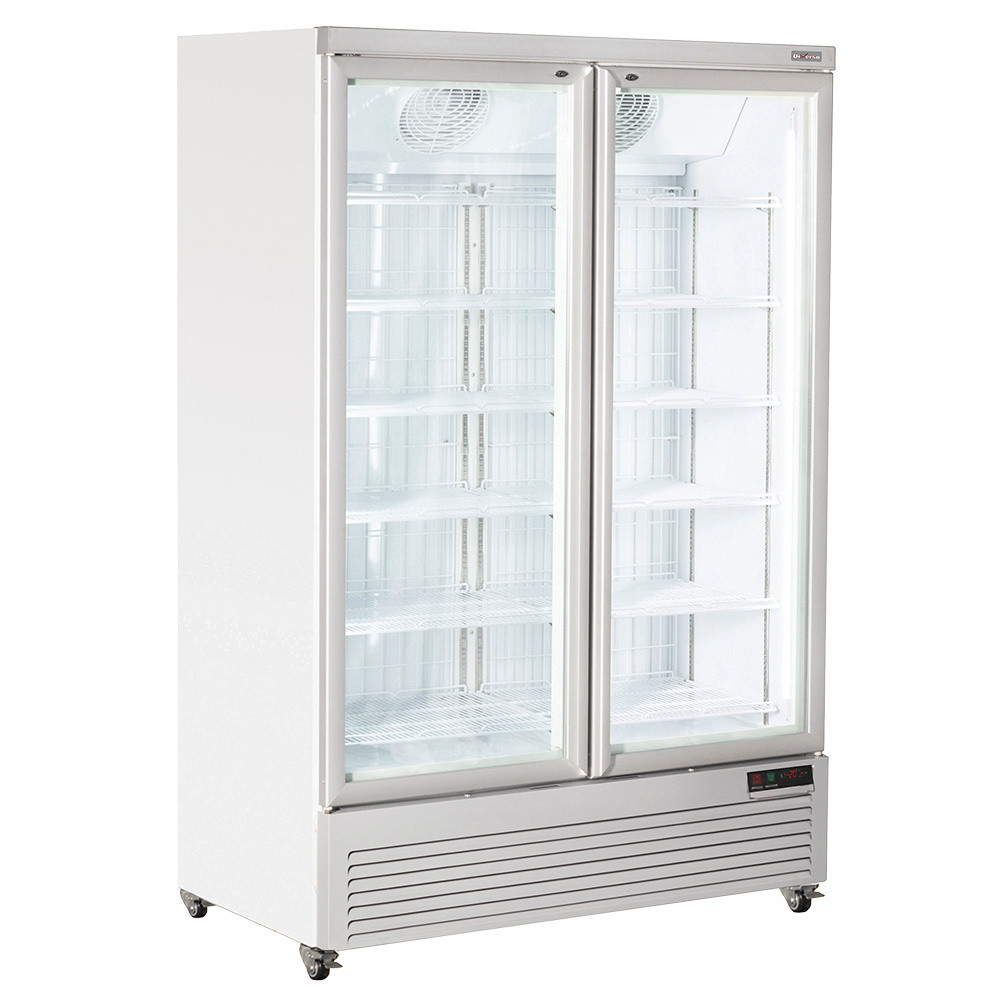 Vitrine Freezer DIVERSO 1084L Blanche - Congélation professionnelle