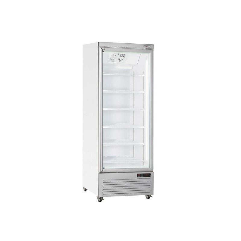 Vitrine Frigo DIVERSO 615L Blanche - Réfrigération Professionnelle