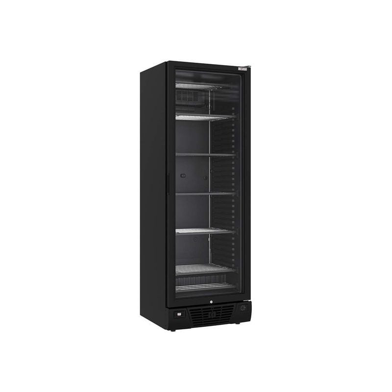 Vitrine ventilée négative 382L - 5 niveaux fixes - Noire | DIVERSO