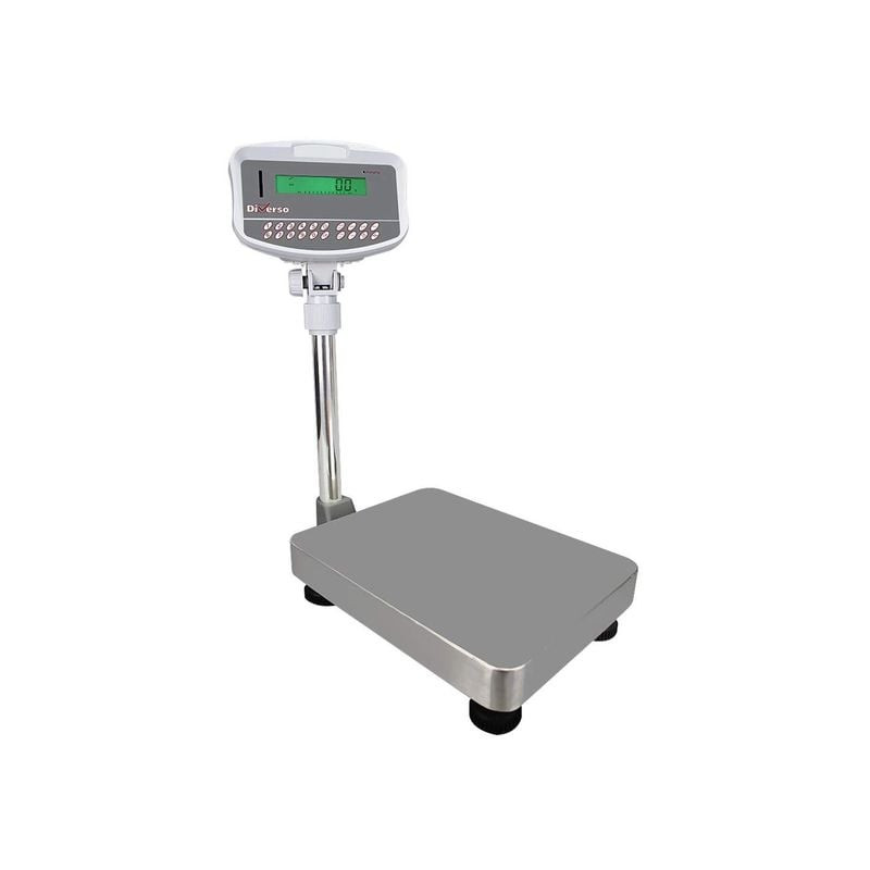 Bascule DIVERSO inox avec colonne, 32Kg x 1g - Haute précision