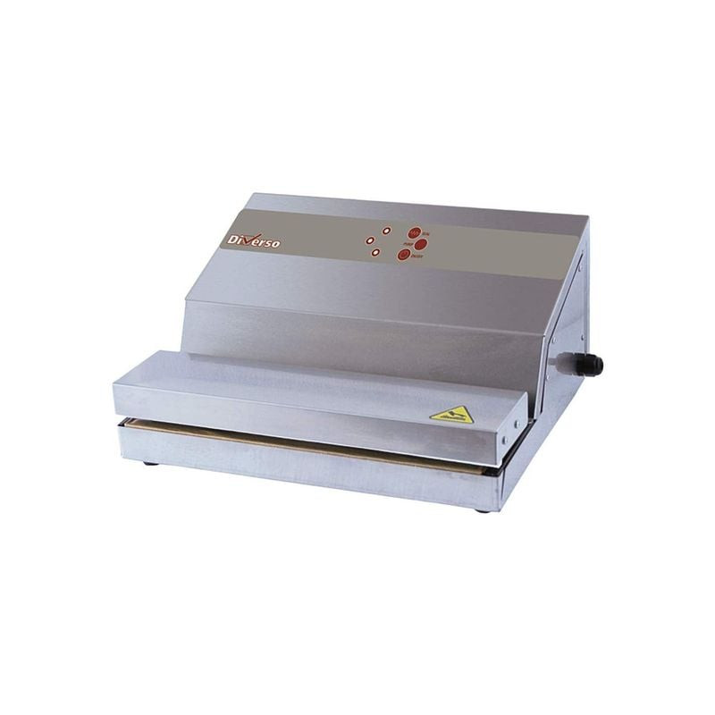 Sous-videuse DIVERSO inox - Pompe 16 l/min - Barre soudure 330 mm