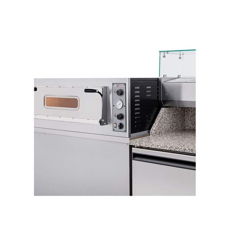 Four à pizza DIVERSO 2 chambres - Cuisson de 4 pizzas 350mm