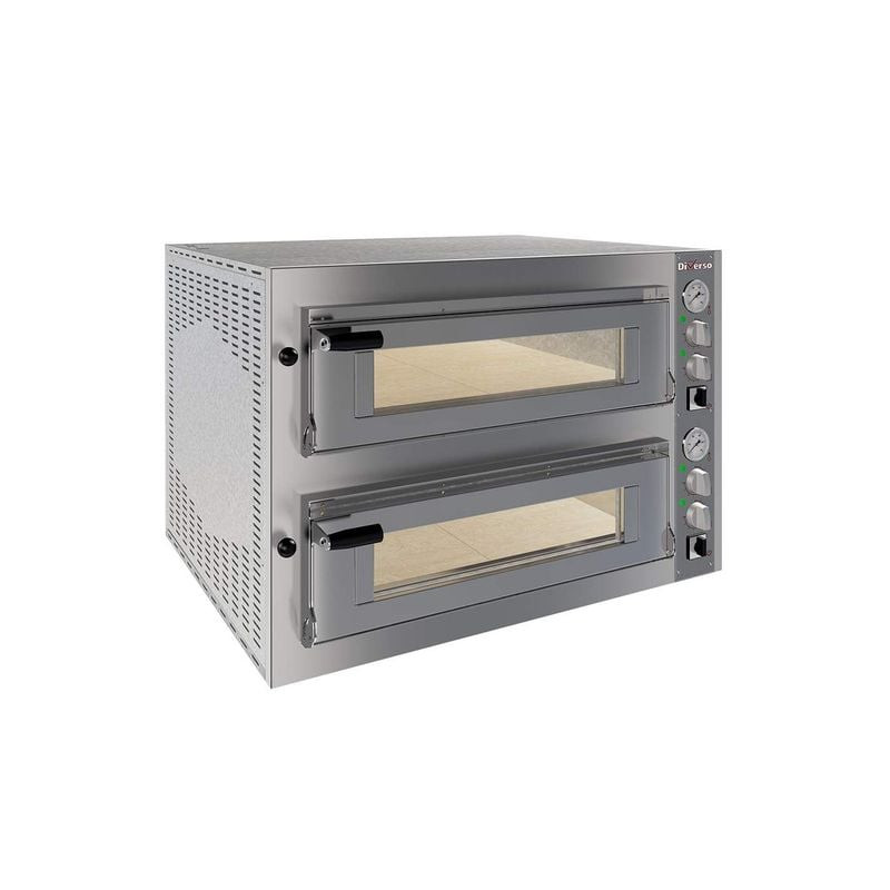 Four DIVERSO 2 chambres pour pizzas - Cuisson professionnelle 8 pizzas
