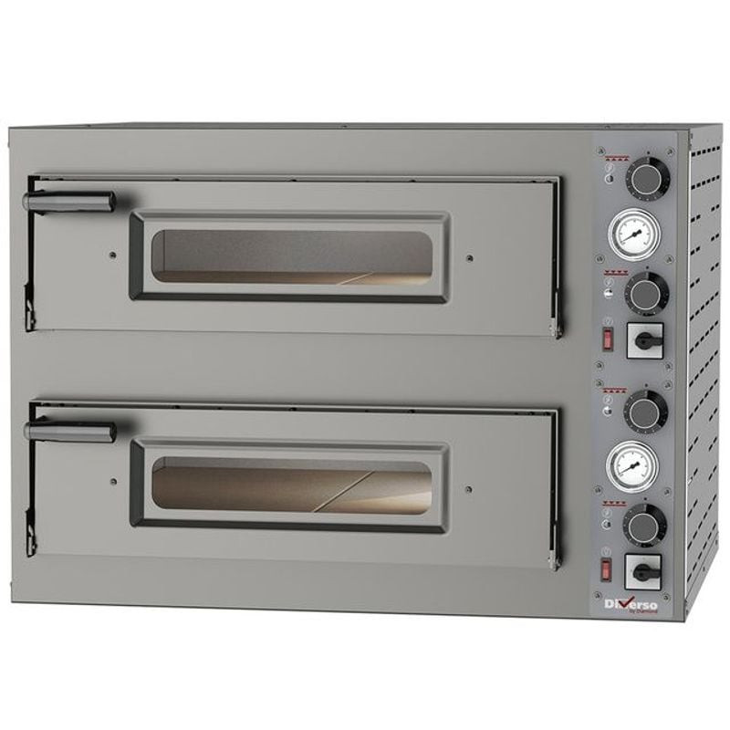 Four DIVERSO 2 chambres pour pizzas - Cuisson professionnelle 8 pizzas