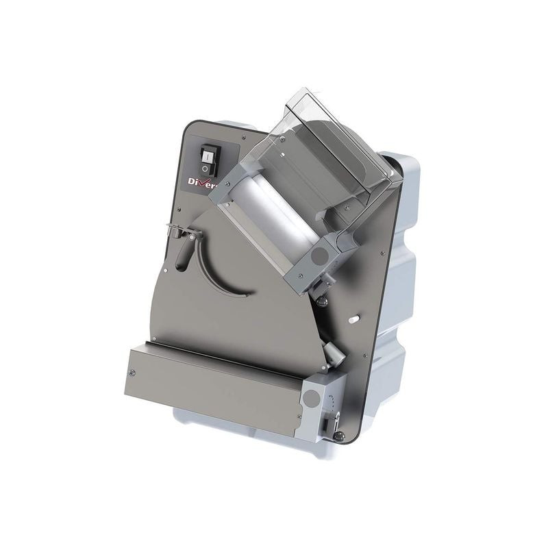Laminoir DIVERSO 300 mm - Rouleaux inclinés téflon pour pizzas