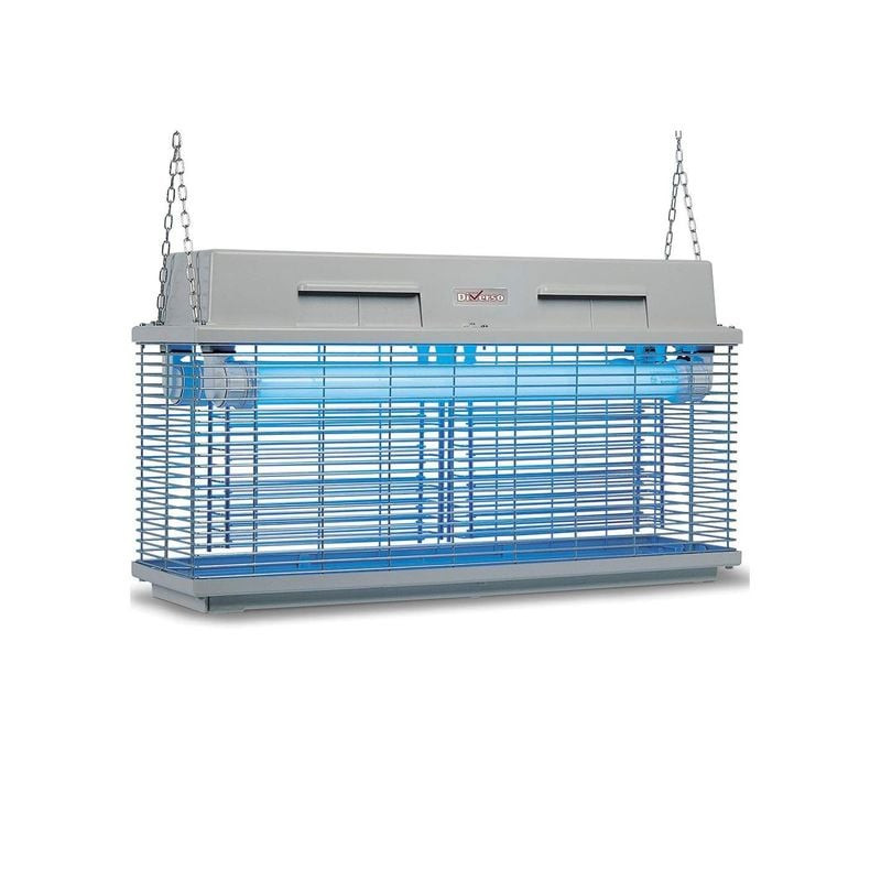 Désinsectiseur électrique DIVERSO : 2x20W UV-A, portée 15m, IPX4