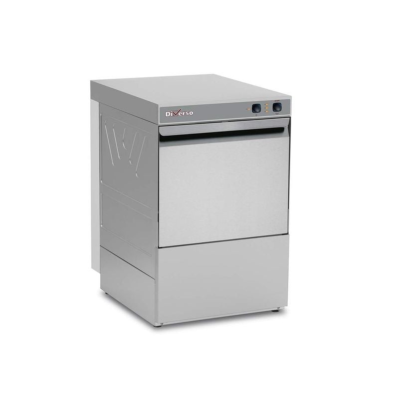 Lave-verres DIVERSO panier 400x400 mm avec pompe vidange intégrée