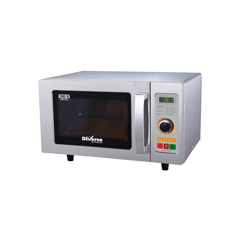 Four micro-ondes DIVERSO 25L 1000W - Professionnel en inox mécanique