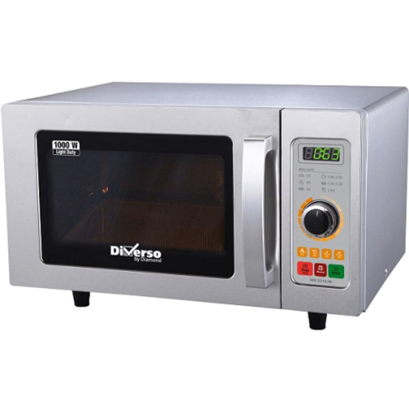 Four micro-ondes DIVERSO 25L 1000W - Professionnel en inox mécanique