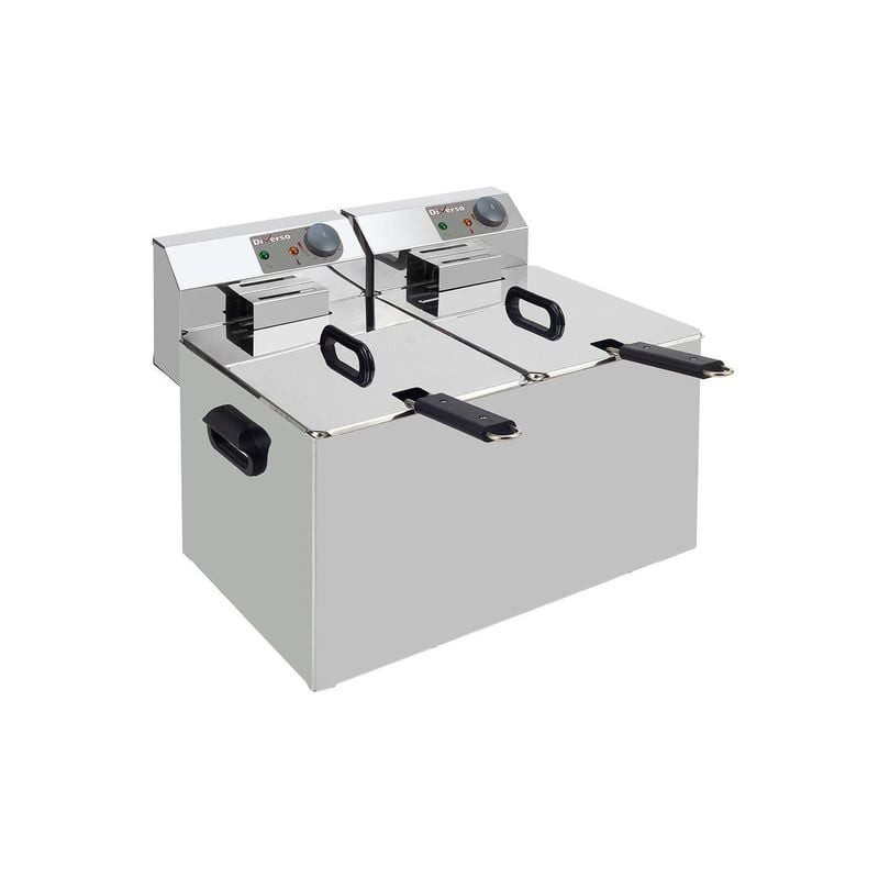 Friteuse DIVERSO 2x7L - Double cuve professionnelle pour frites