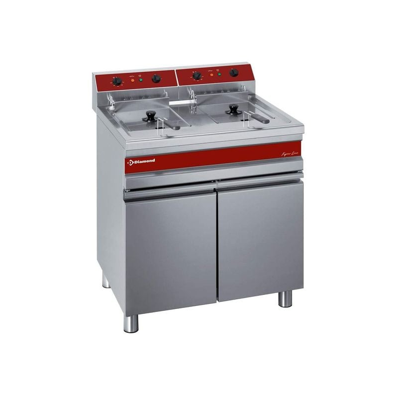 Friteuse professionnelle DIVERSO 2 cuves 14L - Double cuisson