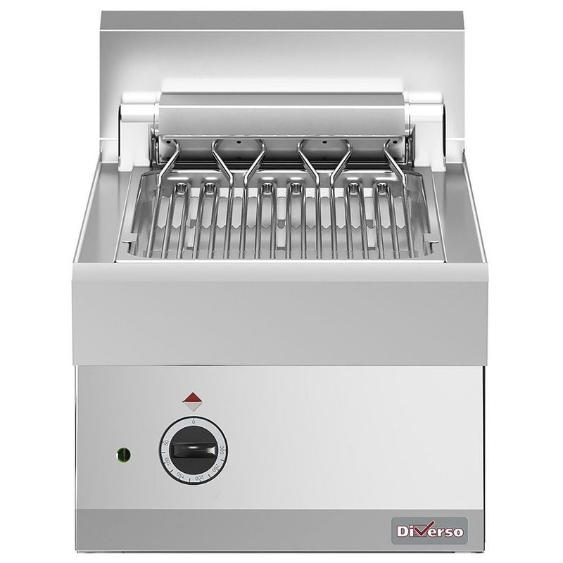 Grill-vapeur électrique 1/2 module Diverso - Cuisson rapide et saine